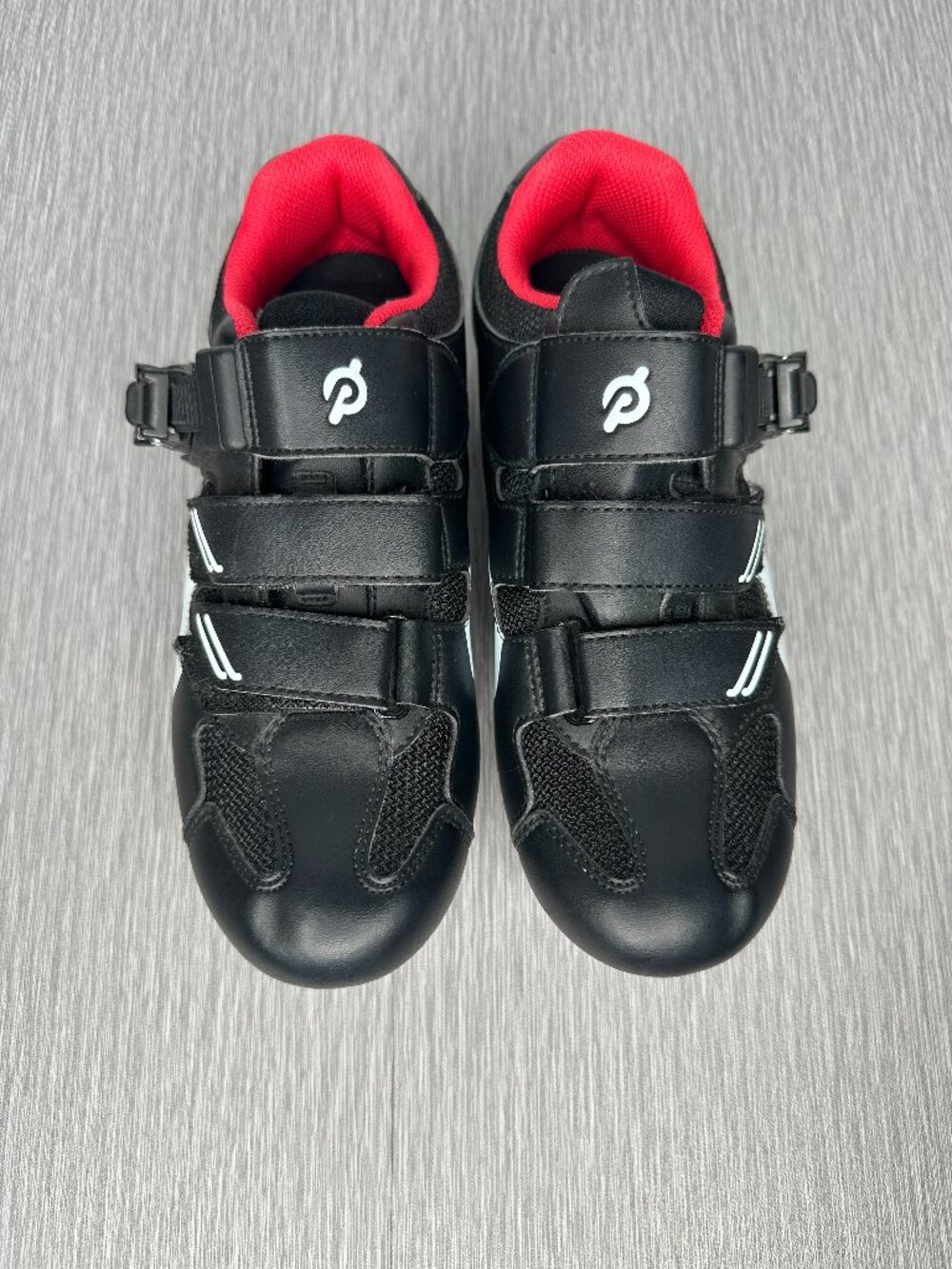 Peloton Cycling Black White Cleats Bike Riding Shoes Size EU 38 Women 7.5
